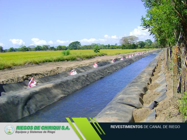 Revestimientos de Canal de Riego en Panamá por Riegos de Chiriqui