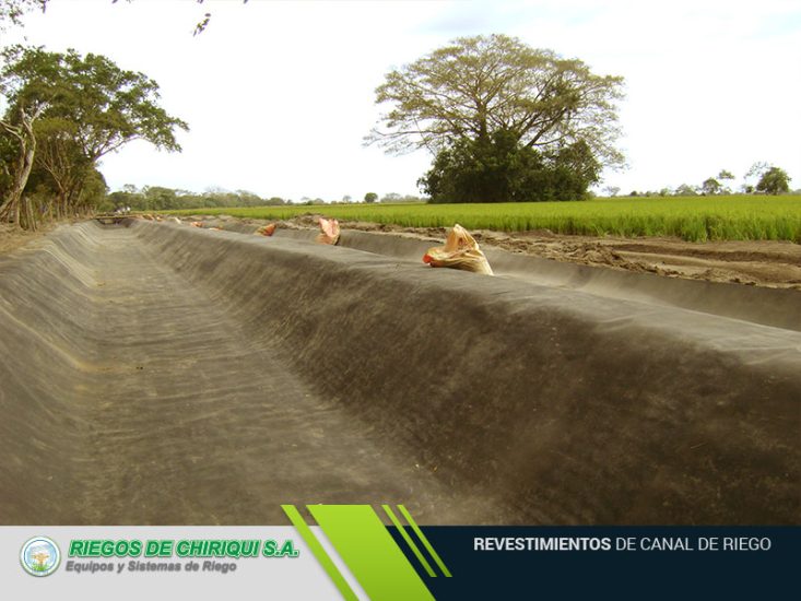 Revestimientos de Canal de Riego en Panamá por Riegos de Chiriqui