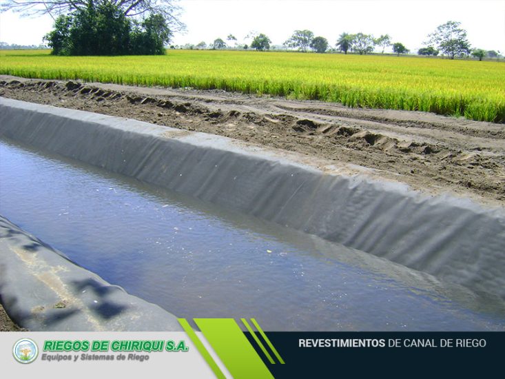 Revestimientos de Canal de Riego en Panamá por Riegos de Chiriqui