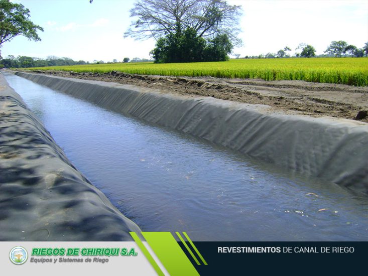 Revestimientos de Canal de Riego en Panamá por Riegos de Chiriqui