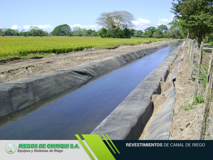 Revestimientos de Canal de Riego en Panamá por Riegos de Chiriqui